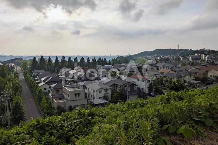 丘から見た街並み 街並み,見晴らし,景観の写真素材