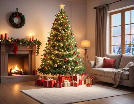 クリスマスツリー クリスマスツリーの写真