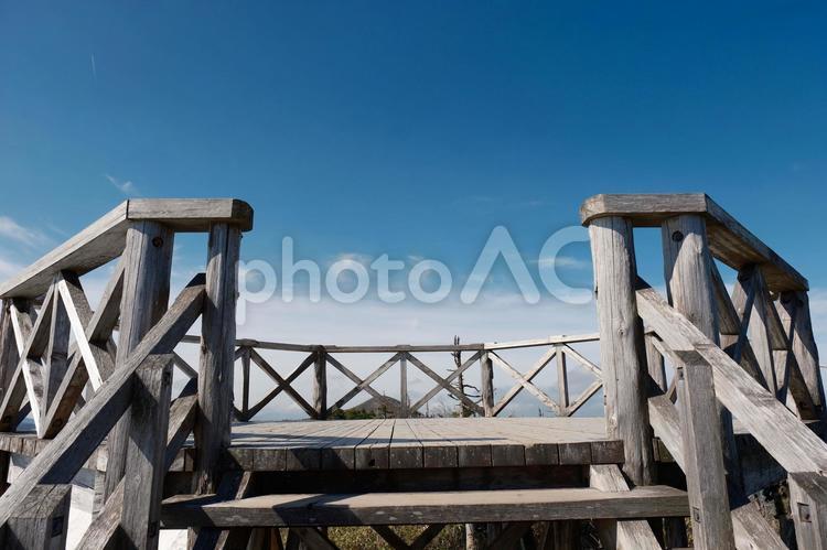 八幡平の春　八幡平レストハウスの展望台 八幡平,八幡平市,十和田八幡平国立公園の写真素材
