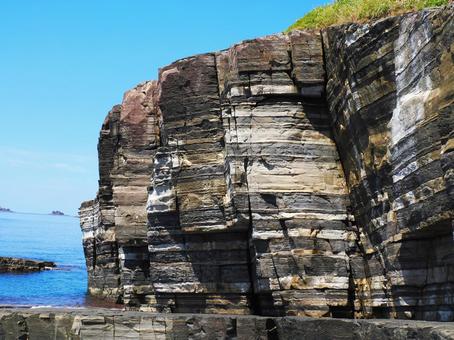 須佐ホルンフェルス 山口県,山口,萩市の写真素材