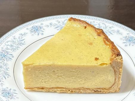 フランバニーユ タルト,フラン,カスタードクリームの写真素材