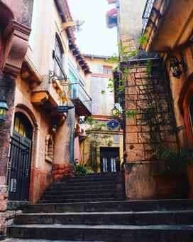 European cityscape, JPG European cityscape, retro, townscape, the scenery, JPG
