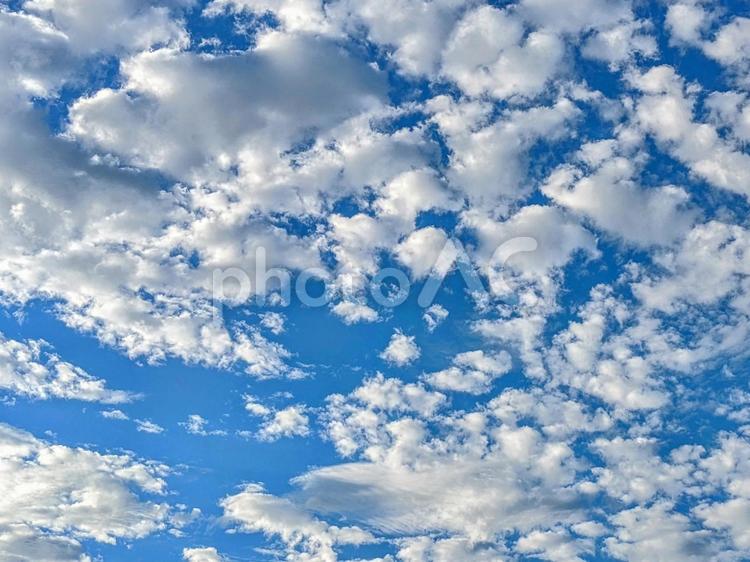 穏やかな空模様に癒やされる♪ 空模様,空,雲の写真素材