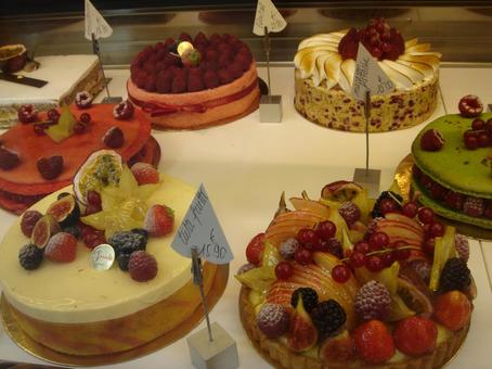 ケーキ タルト ケーキ タルト ケーキ,海外,街並みの写真素材