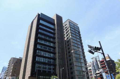新橋 街並み 新橋 街並み 新橋,高層ビル,港区の写真素材