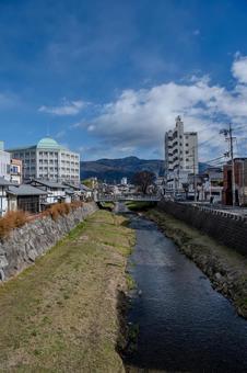 松本市内の町並み 松本市内の町並み 街並み,建物,家の写真素材