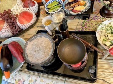 Photo, obon decoration, obon tray, summer, 