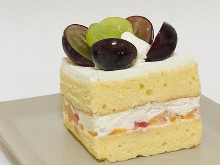 ぶどうのショートケーキ3 ぶどうのショートケーキ3の写真