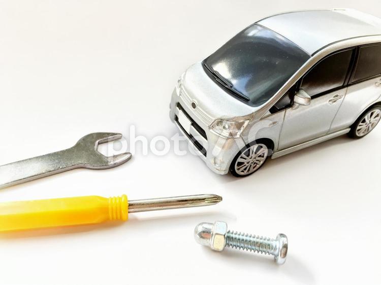 車の修理 イメージ 車,車の修理,故障車の写真素材