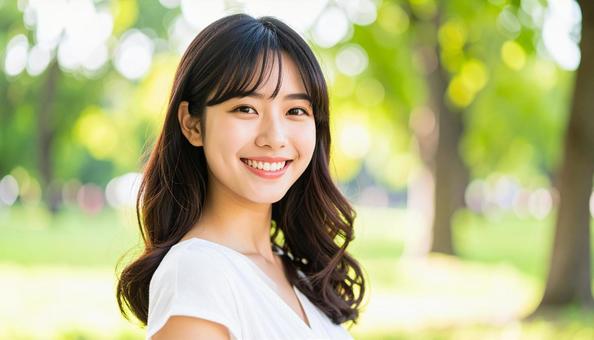 清潔感のある女性 清潔感のある女性の写真