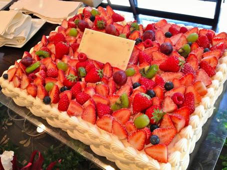 A large cake A large cake