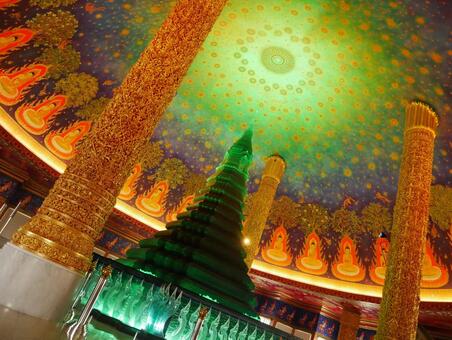 タイのワットパクナム ワット,寺,寺院の写真素材