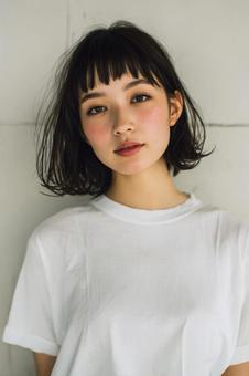 ボブヘアモデル ポートレート ヘアサロン ボブヘアモデル ポートレート ヘアサロンの写真