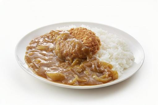 コロッケカレー (バック飛ばし、影イキ) コロッケカレー (バック飛ばし、影イキ)の写真