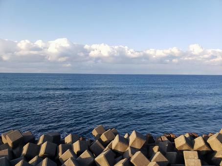 糸魚川の日本海展望台より 糸魚川,日本海展望台,風景の写真素材