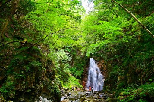 Photo, sanzu waterfall, waterfall, water, 