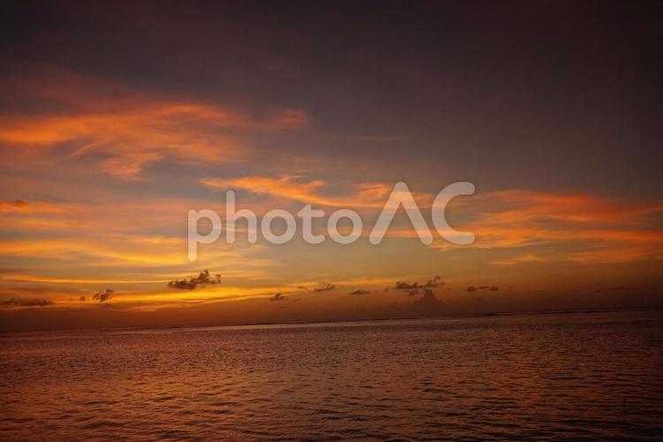 グアムの海 自然,グアム,海外の写真素材