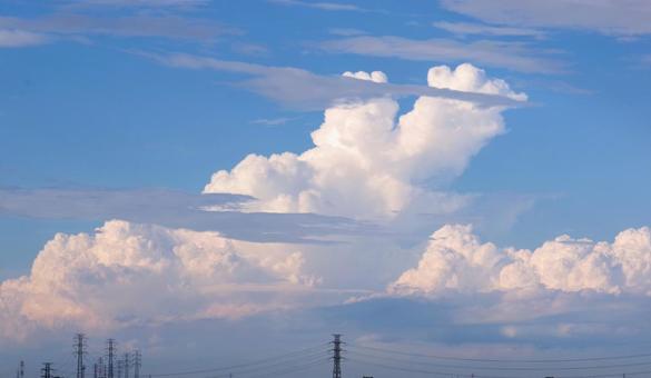 入道雲 入道雲の写真