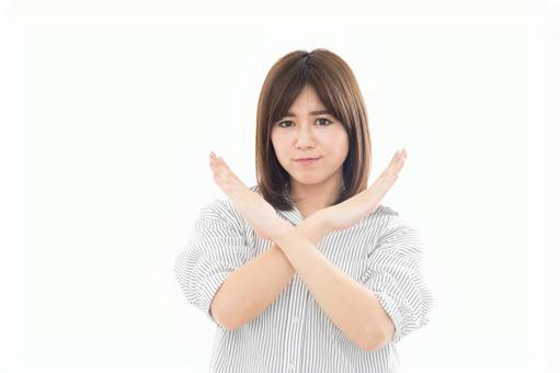 若い女性 NG 若い女性 NG 女性,人物,ngの写真素材