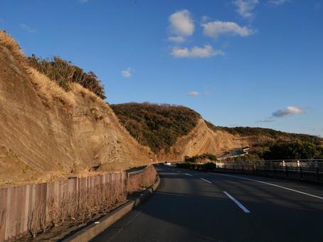 伊豆大島 地層大切断面 伊豆大島 地層大切断面 地層大切断面,伊豆大島,大島町の写真素材