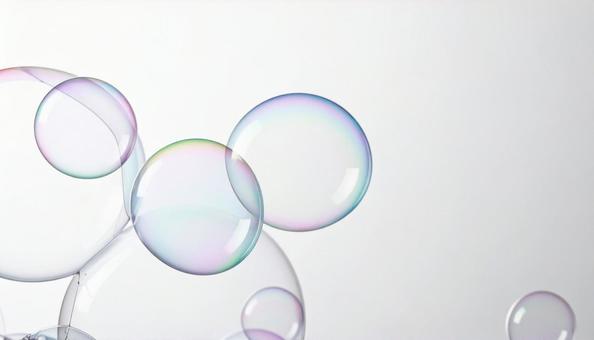 美しい泡の背景素材 美しい泡の背景素材の写真