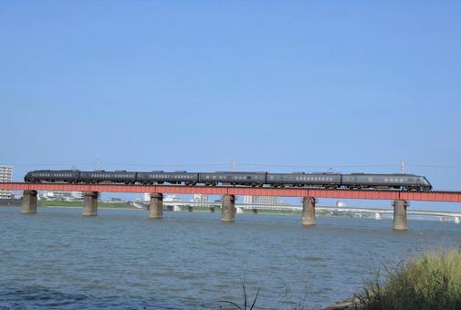 Photo, railway photo, 787 series, limited express train, 
