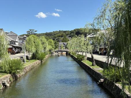 倉敷美観地区 倉敷美観地区 倉敷,美観地区,街並みの写真素材