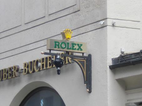 Rolex sign Rolex sign