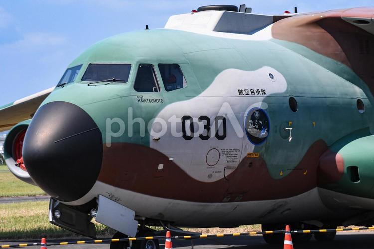 浜松基地に展示されるC1 浜松基地,展示機,c1の写真素材