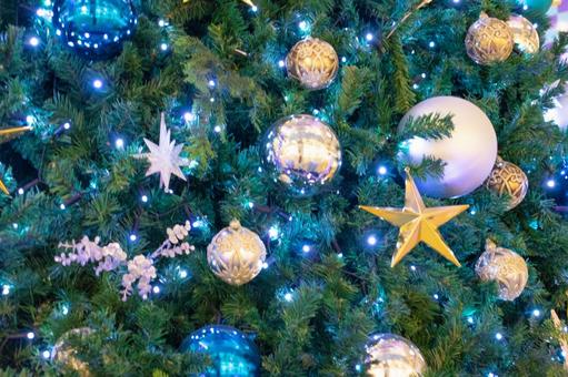 クリスマスツリー　オーナメントの写真