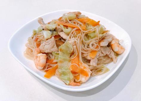 焼きビーフン 焼きビーフン 焼きビーフン,海鮮ビーフン,海鮮焼きビーフンの写真素材