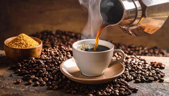 ホットコーヒー ホットコーヒーの写真