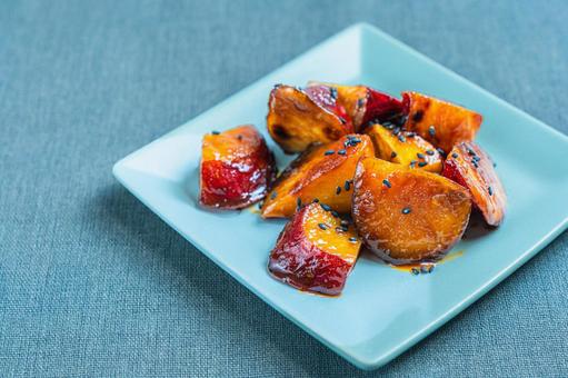 大学芋 大学芋,さつまいも,芋の写真素材