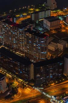 都市夜景 都市夜景の写真