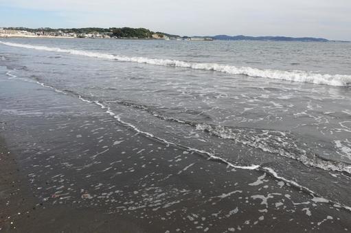 江の島の海 海,波,ビーチの写真素材