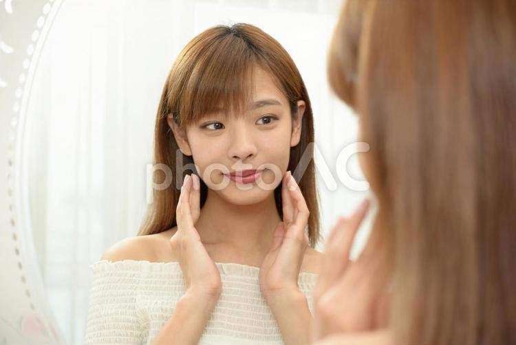 スキンケアイメージ スキンケア,美容,保湿の写真素材