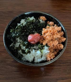 Photo, breakfast, government stockpiled rice, rice, 
