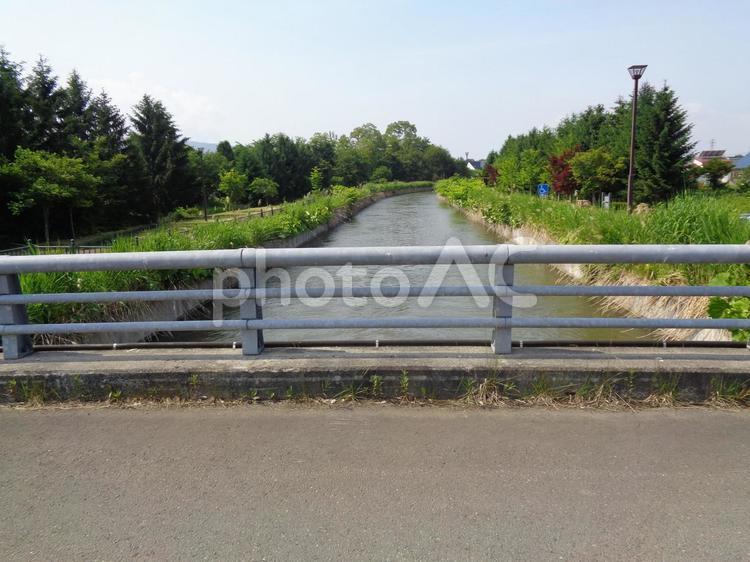 北海土地改良区　北海幹線用水路 用水路,北海,幹線の写真素材