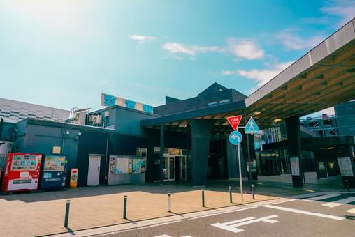 【福井】敦賀駅の周辺 敦賀駅,敦賀,街並みの写真素材