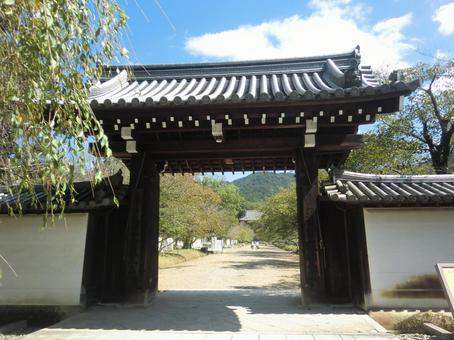 醍醐寺の総門 醍醐寺,総門,寺院の写真素材