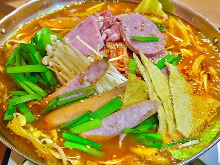 プデチゲ プデチゲ,韓国料理,食事の写真素材