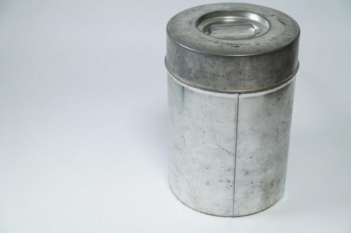 ビンテージ金属キャニスター缶 ビンテージ金属キャニスター缶の写真