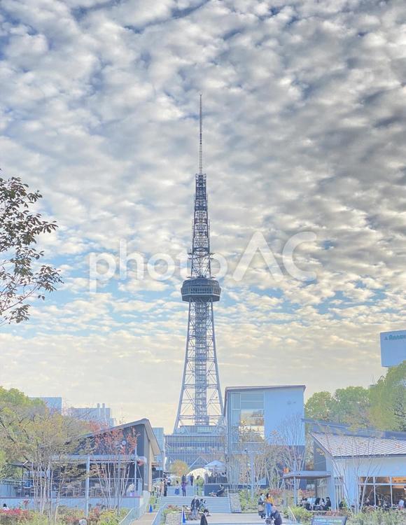 名古屋のエッフェル塔 名古屋テレビ塔,名古屋,テレビ塔の写真素材