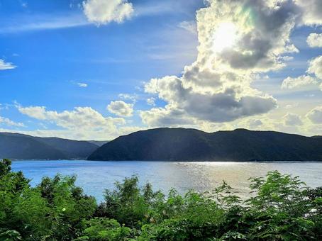 奄美大島　国直のうみ 奄美大島,奄美,海の写真素材