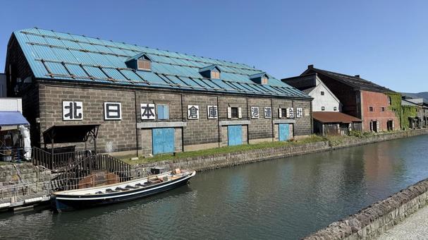 小樽街並み２ 運河,小樽,風景の写真素材