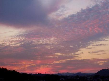 【風景写真】瀬戸内の夕暮れ 【風景写真】瀬戸内の夕暮れ 夕焼け,瀬戸内,夕暮れの写真素材
