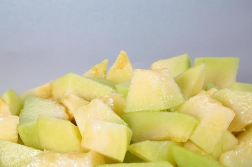 Photo, melon, niebieskie mięso, owoce, 