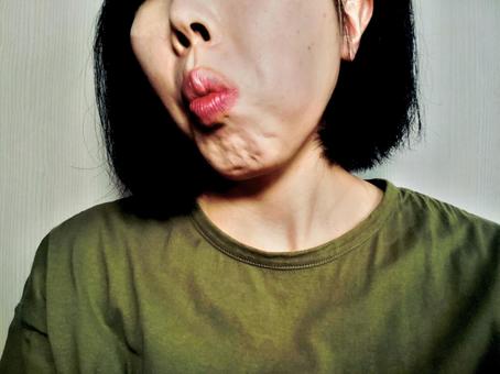 顔のエクササイズ 顔のエクササイズの写真