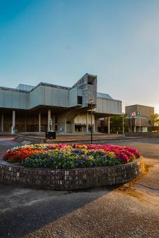 【佐賀】佐賀県立博物間・佐賀県立美術館 佐賀,風景,自然の写真素材