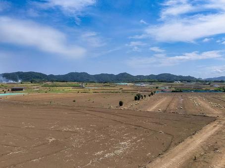 神奈川県三浦市南下浦町の畑・田園風景 神奈川県三浦市南下浦町の畑・田園風景の写真